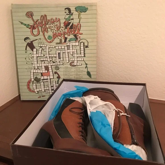 EUC Jeffrey Campbell ‘Boom’ Leather Boots / Size 7.5 - Picture 7 of 10